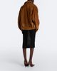 Saint Laurent Saint Laurent Semi-sheer pointelle midi skirt - 5