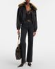 Saint Laurent Saint Laurent Shearling-trimmed blouson jacket - 7
