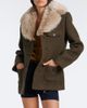 Saint Laurent Saint Laurent Shearling-trimmed wool-blend tweed jacket - 2