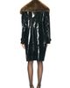 Saint Laurent Saint Laurent Shearling & Faux Leather Coat - 3