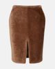 Saint Laurent Saint Laurent Shearling pencil skirt - 1