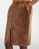 Saint Laurent Saint Laurent Shearling pencil skirt - 4