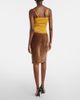 Saint Laurent Saint Laurent Shearling pencil skirt - 5