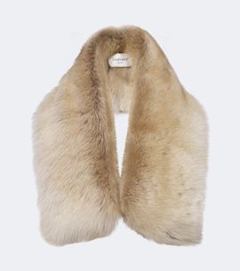 Saint Laurent Saint Laurent Shearling scarf