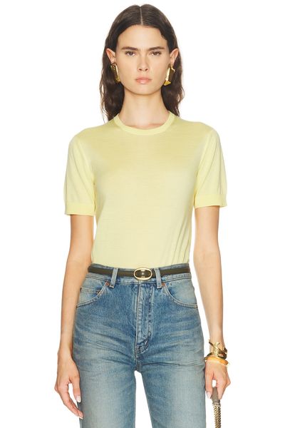 Saint Laurent Saint Laurent Short Sleeve Pullover Sweater