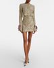 Saint Laurent Saint Laurent Silk-trimmed lace minidress - 2