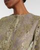 Saint Laurent Saint Laurent Silk-trimmed lace minidress - 3