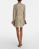Saint Laurent Saint Laurent Silk-trimmed lace minidress - 5