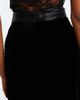 Saint Laurent Saint Laurent Silk-trimmed velvet wrap skirt - 4