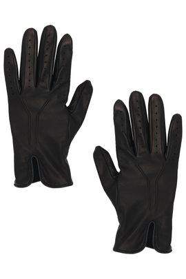 Saint Laurent Saint Laurent Silk Lined Slit Gloves