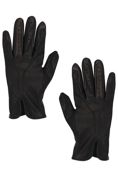 Saint Laurent Saint Laurent Silk Lined Slit Gloves