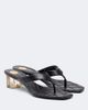 Saint Laurent Saint Laurent Sip quilted leather thong sandals - 1