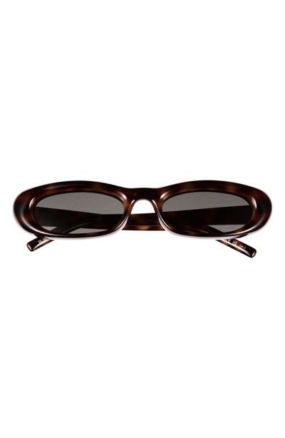 Saint Laurent Saint Laurent SL 557 Shade Plump 53mm Oval Sunglasses