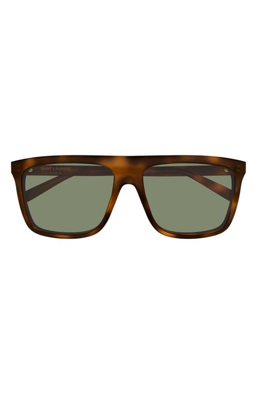 Saint Laurent Saint Laurent SL 904 Flat Top Square Sunglasses