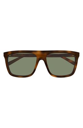 Saint Laurent Saint Laurent SL 904 Flat Top Square Sunglasses
