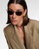 Saint Laurent Saint Laurent SL Logo oval sunglasses - 3
