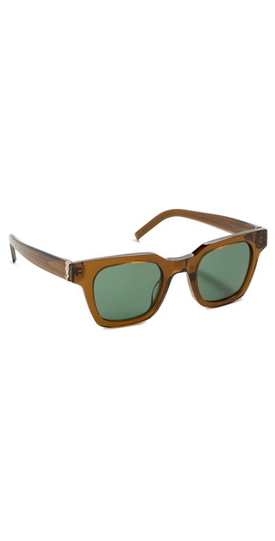 Saint Laurent Saint Laurent SL M157 Sunglasses BROWN-BROWN-GREEN One