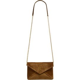 Saint Laurent Saint Laurent Small Cassandre Suede Crossbody Bag