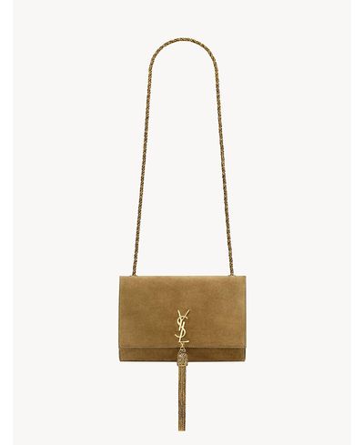 Saint Laurent Saint Laurent Small Kate Tassel Bijoux Bag in Suede