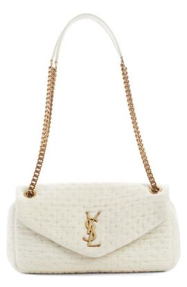 Saint Laurent Saint Laurent Small Lou Organza Puffer Shoulder Bag