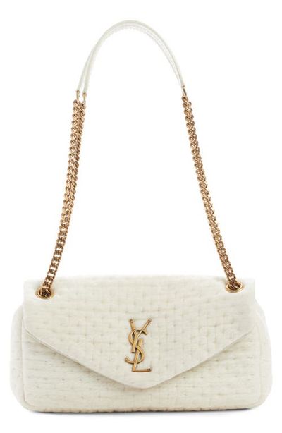 Saint Laurent Saint Laurent Small Lou Organza Puffer Shoulder Bag