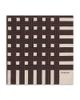 Saint Laurent Saint Laurent Square Scarf in Weave Silk Twill - 1
