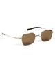 Saint Laurent Saint Laurent Square Sunglasses Gold-Gold-Brown One - 1
