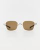 Saint Laurent Saint Laurent Square Sunglasses Gold-Gold-Brown One - 2