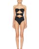 Saint Laurent Saint Laurent Strapless Cutout One Piece Swimsuit - 1