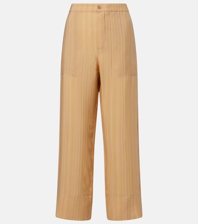 Saint Laurent Saint Laurent Striped silk pajama pants