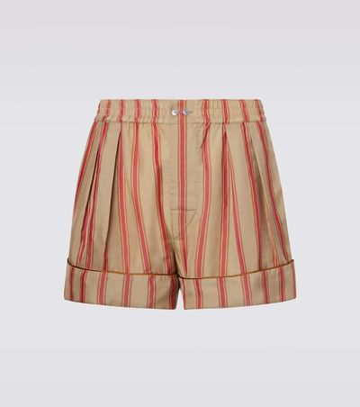 Saint Laurent Saint Laurent Striped twill shorts
