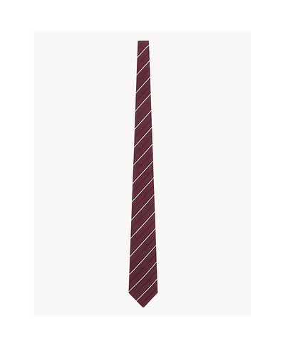 Saint Laurent Saint Laurent Striped Wide Tie