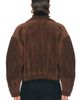 Saint Laurent Saint Laurent Suede Funnel Neck Jacket - 4