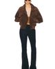 Saint Laurent Saint Laurent Suede Funnel Neck Jacket - 5