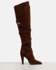 Saint Laurent Saint Laurent Suede knee-high boots - 4