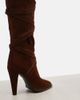 Saint Laurent Saint Laurent Suede knee-high boots - 5