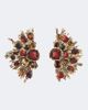 Saint Laurent Saint Laurent Sunrise embellished clip-on earrings - 1