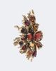 Saint Laurent Saint Laurent Sunrise embellished clip-on earrings - 2
