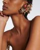 Saint Laurent Saint Laurent Sunrise embellished clip-on earrings - 3
