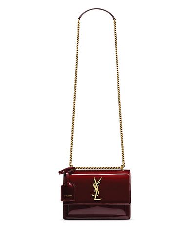 Saint Laurent Saint Laurent Sunset Small Bag in Patent Leather