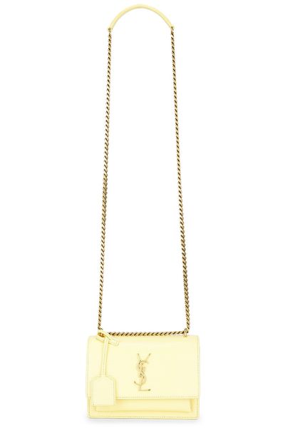 Saint Laurent Saint Laurent Sunset Small Lizard Chain Bag
