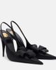 Saint Laurent Saint Laurent Tea bow-detail slingback pumps - 1
