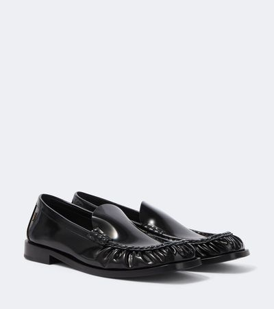 Saint Laurent Saint Laurent Theobald Cassandre leather loafers