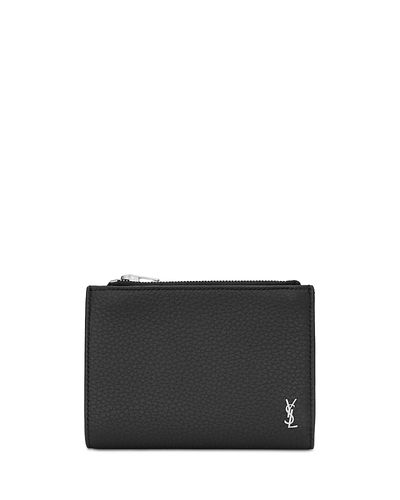 Saint Laurent Saint Laurent Tiny Cassandre Bi-Fold Wallet