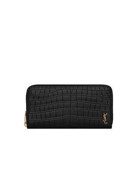 Saint Laurent Saint Laurent Tiny Cassandre Zip-Around Wallet