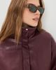 Saint Laurent Saint Laurent Tortoise Rectangle Sunglasses Havana-Havana-Grey One - 3