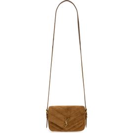 Saint Laurent Saint Laurent Toy Loulou Matelassé Suede Crossbody Bag