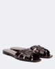 Saint Laurent Saint Laurent Tribute patent leather sandals - 1