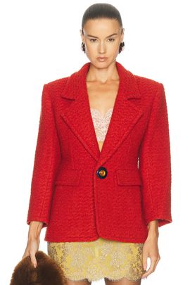 Saint Laurent Saint Laurent Tweed Blazer