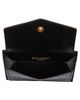 Saint Laurent Saint Laurent Uptown Pebbled Leather Flap Card Case - 2